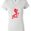 Women's Short Sleeve V-Neck T-Shirt Thumbnail