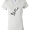 Women's Short Sleeve V-Neck T-Shirt Thumbnail