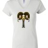 Women's Short Sleeve V-Neck T-Shirt Thumbnail