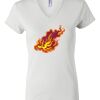 Women's Short Sleeve V-Neck T-Shirt Thumbnail