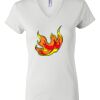 Women's Short Sleeve V-Neck T-Shirt Thumbnail