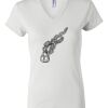 Women's Short Sleeve V-Neck T-Shirt Thumbnail