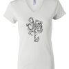 Women's Short Sleeve V-Neck T-Shirt Thumbnail