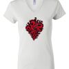 Women's Short Sleeve V-Neck T-Shirt Thumbnail