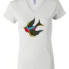 Women's Short Sleeve V-Neck T-Shirt Thumbnail