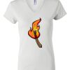 Women's Short Sleeve V-Neck T-Shirt Thumbnail