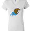 Women's Short Sleeve V-Neck T-Shirt Thumbnail