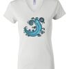 Women's Short Sleeve V-Neck T-Shirt Thumbnail