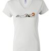 Women's Short Sleeve V-Neck T-Shirt Thumbnail