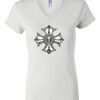 Women's Short Sleeve V-Neck T-Shirt Thumbnail