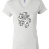 Women's Short Sleeve V-Neck T-Shirt Thumbnail