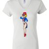 Women's Short Sleeve V-Neck T-Shirt Thumbnail