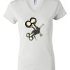 Women's Short Sleeve V-Neck T-Shirt Thumbnail