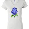 Women's Short Sleeve V-Neck T-Shirt Thumbnail