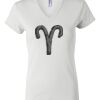 Women's Short Sleeve V-Neck T-Shirt Thumbnail