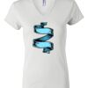 Women's Short Sleeve V-Neck T-Shirt Thumbnail