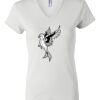 Women's Short Sleeve V-Neck T-Shirt Thumbnail