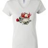 Women's Short Sleeve V-Neck T-Shirt Thumbnail