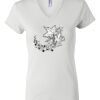 Women's Short Sleeve V-Neck T-Shirt Thumbnail