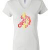 Women's Short Sleeve V-Neck T-Shirt Thumbnail