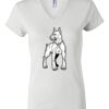 Women's Short Sleeve V-Neck T-Shirt Thumbnail