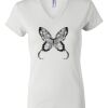 Women's Short Sleeve V-Neck T-Shirt Thumbnail