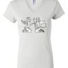 Women's Short Sleeve V-Neck T-Shirt Thumbnail