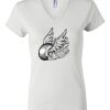 Women's Short Sleeve V-Neck T-Shirt Thumbnail