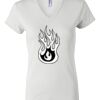 Women's Short Sleeve V-Neck T-Shirt Thumbnail