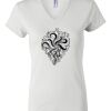 Women's Short Sleeve V-Neck T-Shirt Thumbnail