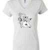 Women's Short Sleeve V-Neck T-Shirt Thumbnail