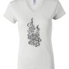 Women's Short Sleeve V-Neck T-Shirt Thumbnail