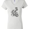 Women's Short Sleeve V-Neck T-Shirt Thumbnail