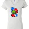 Women's Short Sleeve V-Neck T-Shirt Thumbnail