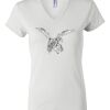 Women's Short Sleeve V-Neck T-Shirt Thumbnail