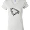 Women's Short Sleeve V-Neck T-Shirt Thumbnail