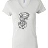 Women's Short Sleeve V-Neck T-Shirt Thumbnail