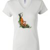 Women's Short Sleeve V-Neck T-Shirt Thumbnail