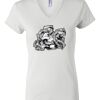 Women's Short Sleeve V-Neck T-Shirt Thumbnail