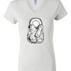 Women's Short Sleeve V-Neck T-Shirt Thumbnail