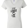 Women's Short Sleeve V-Neck T-Shirt Thumbnail