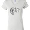 Women's Short Sleeve V-Neck T-Shirt Thumbnail