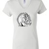 Women's Short Sleeve V-Neck T-Shirt Thumbnail