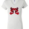 Women's Short Sleeve V-Neck T-Shirt Thumbnail