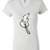 Women's Short Sleeve V-Neck T-Shirt Thumbnail