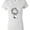 Women's Short Sleeve V-Neck T-Shirt Thumbnail