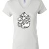 Women's Short Sleeve V-Neck T-Shirt Thumbnail