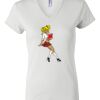 Women's Short Sleeve V-Neck T-Shirt Thumbnail