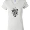 Women's Short Sleeve V-Neck T-Shirt Thumbnail