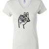 Women's Short Sleeve V-Neck T-Shirt Thumbnail